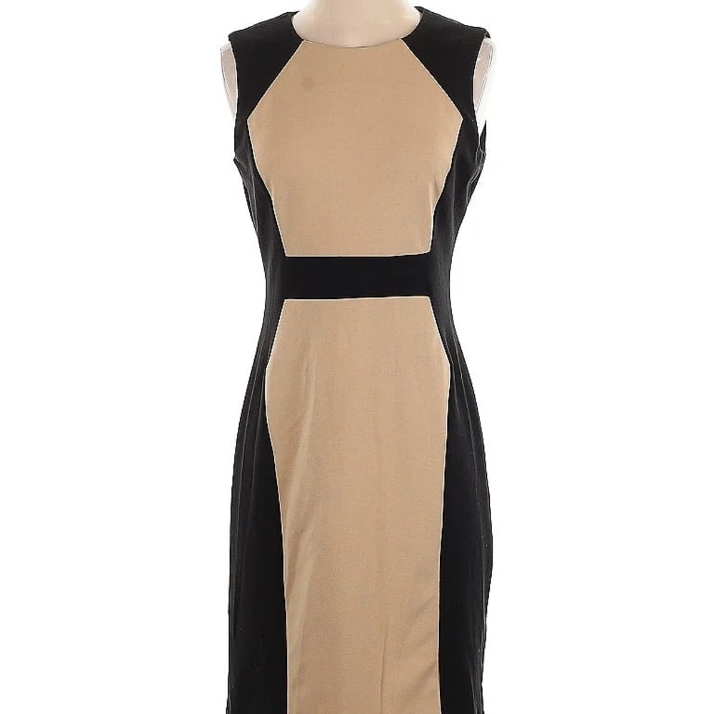 Calvin Klein colorblock sheath dress